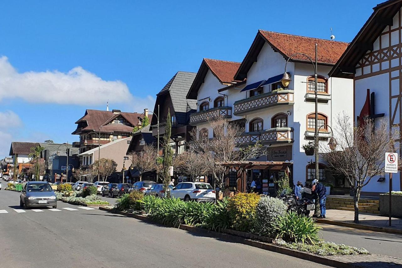 Ap. De 4 Quartos Com Ar A 150M Da Rua Coberta Gramado Extérieur photo