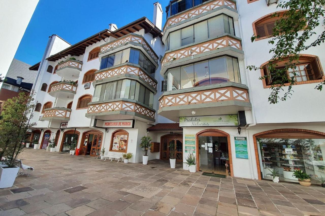 Ap. De 4 Quartos Com Ar A 150M Da Rua Coberta Gramado Extérieur photo