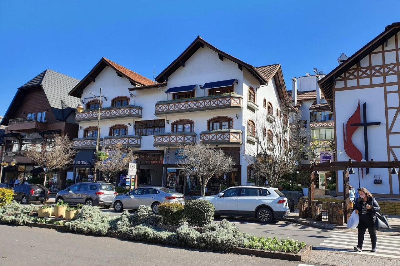 Ap. De 4 Quartos Com Ar A 150M Da Rua Coberta Gramado Extérieur photo